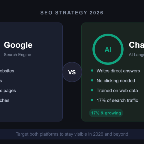 ChatGPT vs Google: Why Your SEO Strategy Needs to Target Both in 2026?